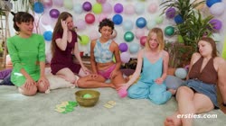 Zina, Rylee, Lexi, Karma, Naomis Sexy Talk And Dares Galore Orgy Time 2